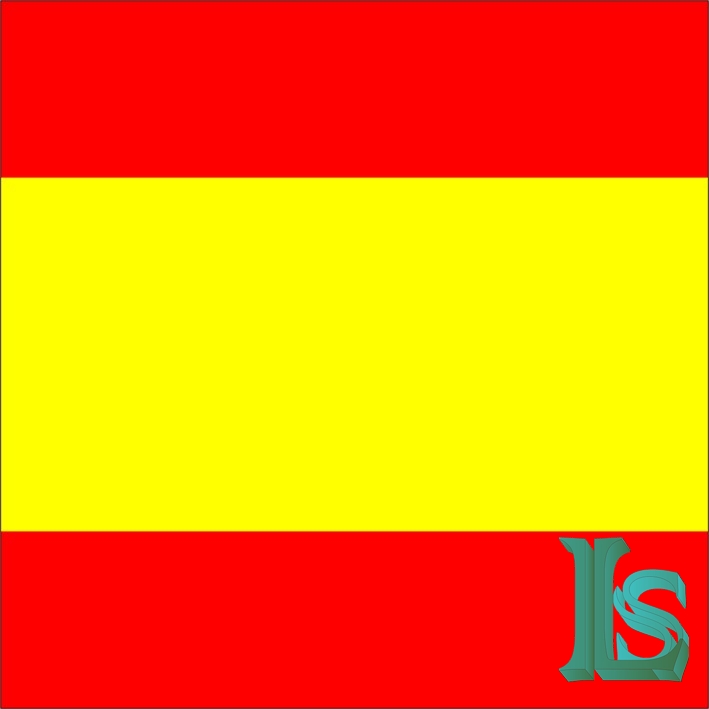 Cinta para medalla, bandera Española