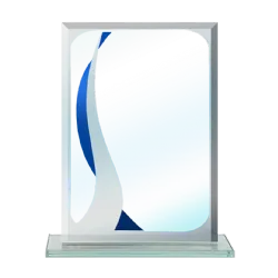Ref. 1 - Trofeo de cristal Volans 21x14