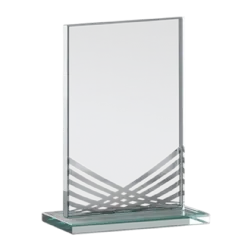 Ref. 2 - Trofeo de cristal premium Puppis 18x13