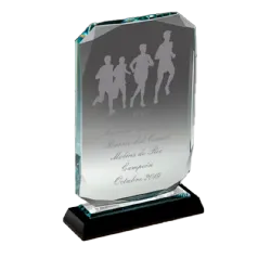 Trofeo de cristal premium Perseus ejemplo
