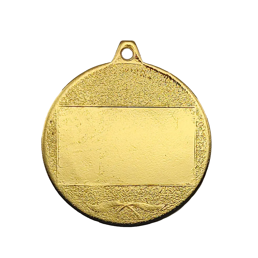 Medalla Cuarzo Oro trasera