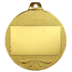 Medalla Azabache Oro trasera