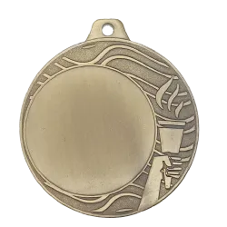 Medalla Azabache Oro viejo 