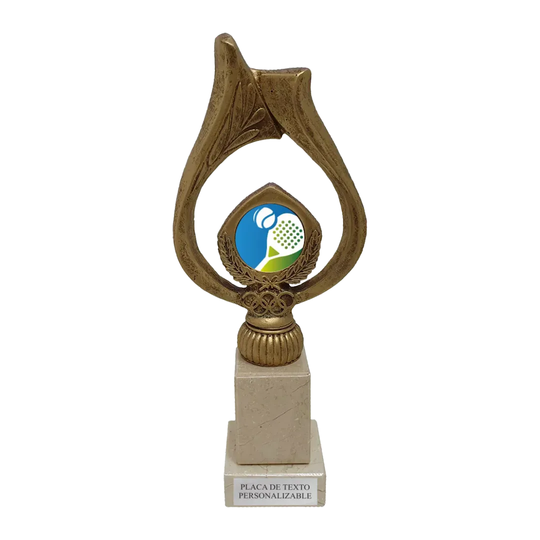 Trofeo personalizable Metallah ejemplo