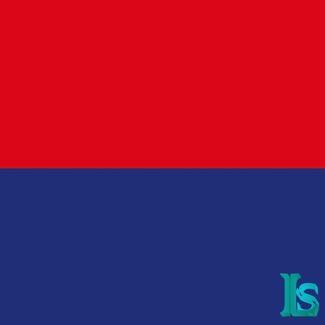 Cinta para medalla, bandera Azul-Roja en Trofeos LeverySport