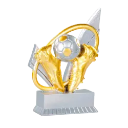 Trofeo alegórico de resina 