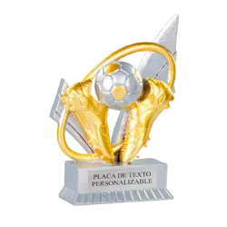 Trofeo alegórico de resina Solonox ejemplo