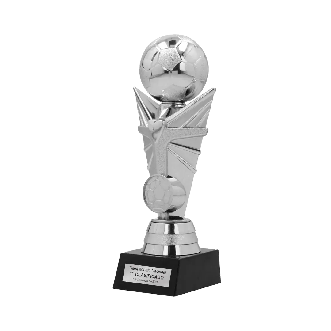 Trofeo alegórico Fútbol Betron ejemplo