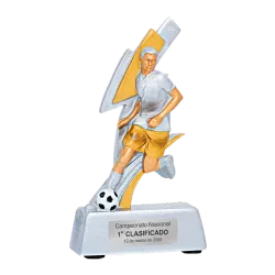 Trofeo alegórico de resina Epsylon ejemplo