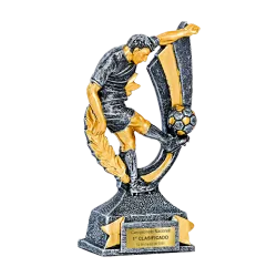 Trofeo alegórico de resina Etaris ejemplo