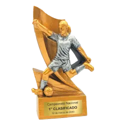 Trofeo alegórico de resina Iotrix ejemplo
