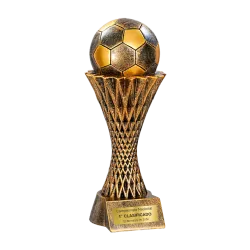 Trofeo alegórico de resina Gammion ejemplo