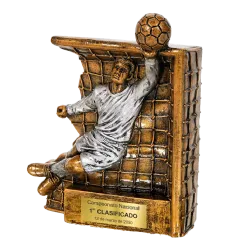 Trofeo alegórico de resina Hypros ejemplo