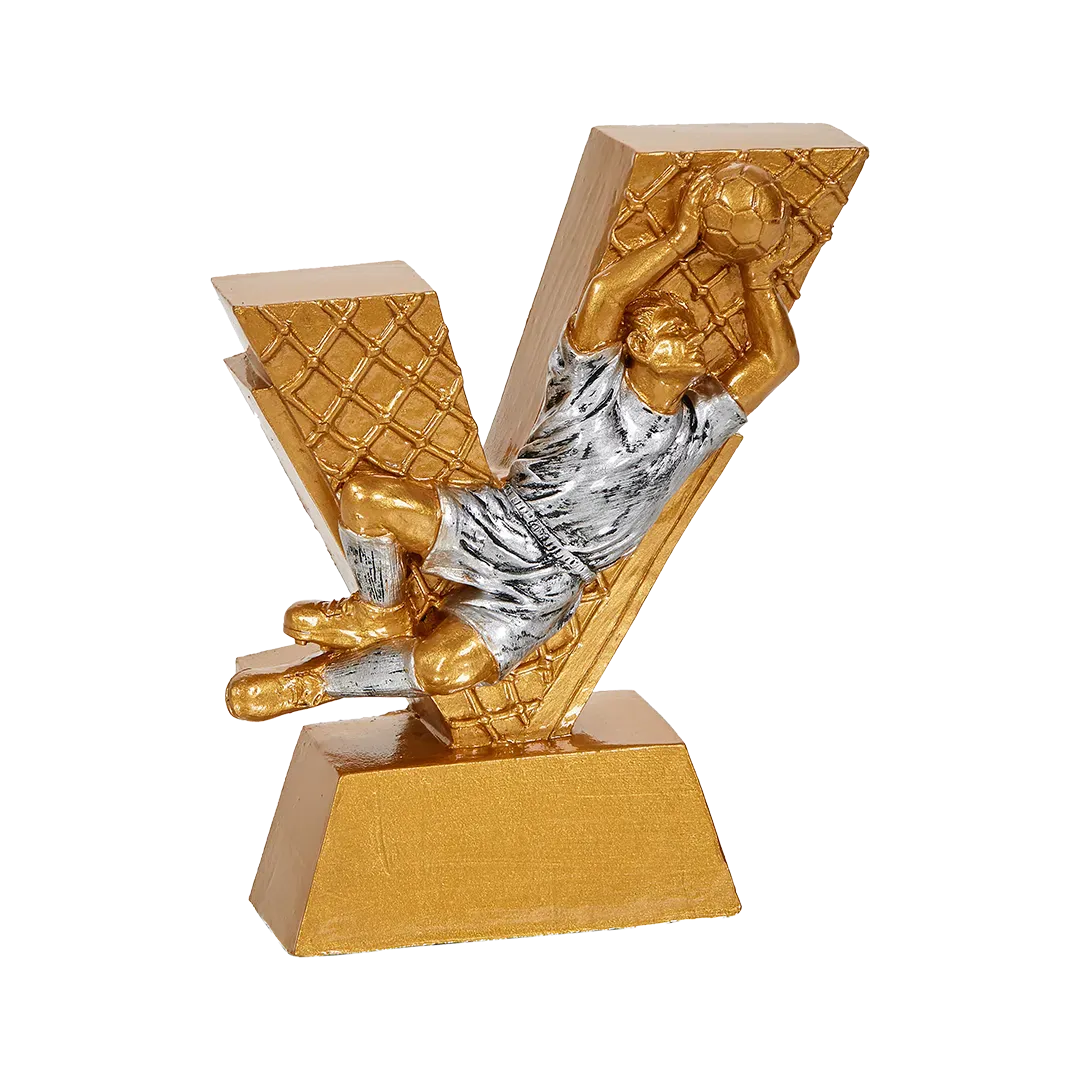 Trofeo alegórico de resina Iotalis 