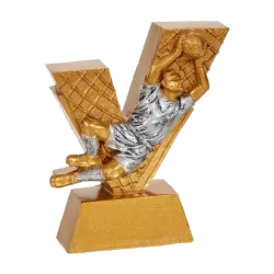 Trofeo alegórico de resina Iotalis 