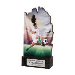 Trofeo de madera Canis minoris borealis ejemplo