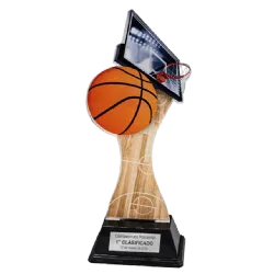 Trofeo alegórico metacrilato Kaionis ejemplo