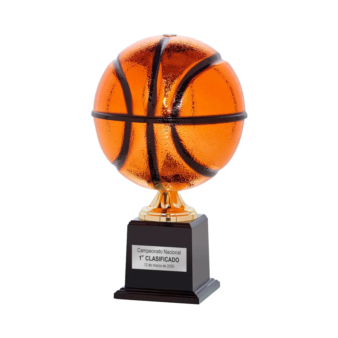 Trofeo alegórico Baloncesto Kalion ejemplo