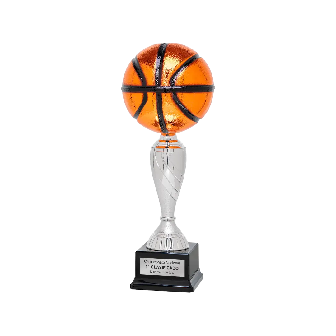 Copa Trofeo alegórico Baloncesto Belleville ejemplo