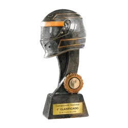 Trofeo alegórico de resina Kappos ejemplo