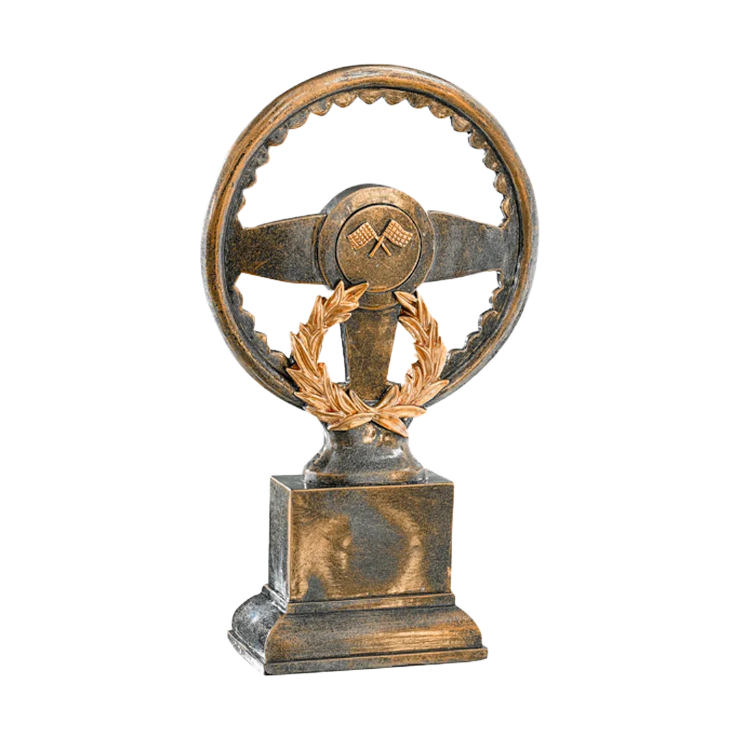 Trofeo alegórico de resina Kerion 