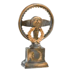Trofeo alegórico de resina Kerion 