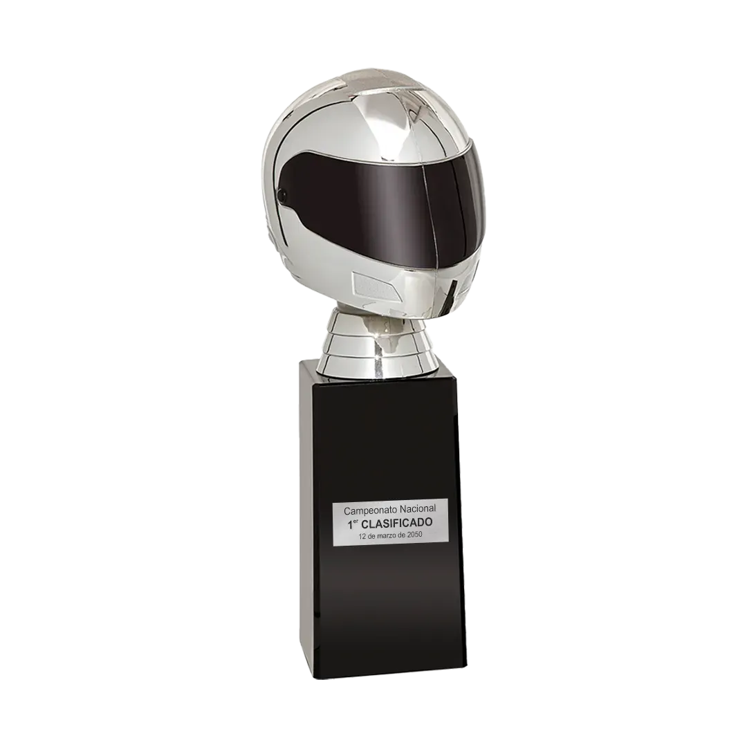 Trofeo alegórico de resina Lamion ejemplo