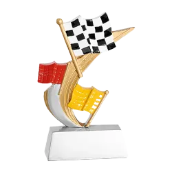 Trofeo alegórico de resina Lamora 