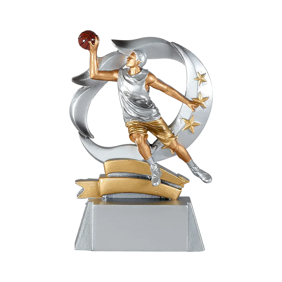 Trofeo alegórico de resina Lyxion 