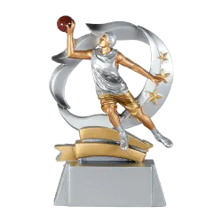 Trofeo alegórico de resina Lyxion 
