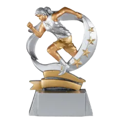 Trofeo alegórico de resina Mureon 