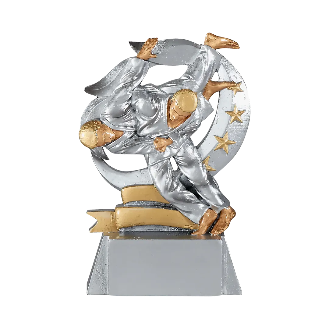 Trofeo alegórico de resina Myronox 