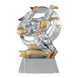 Trofeo alegórico de resina Myronox 