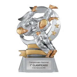 Trofeo alegórico de resina Myronox ejemplo