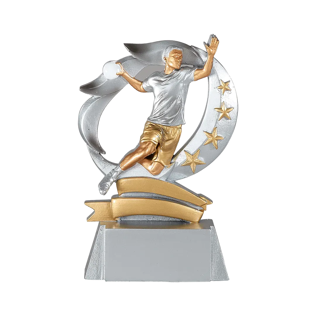 Trofeo alegórico de resina Nemex 