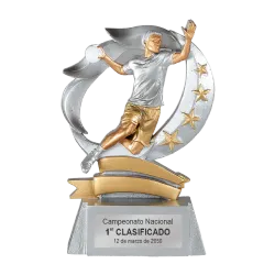 Trofeo alegórico de resina Nemex ejemplo