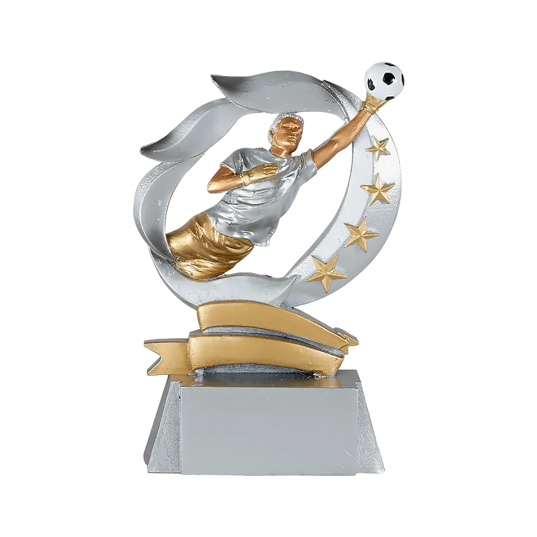 Trofeo alegórico de resina Nurex 