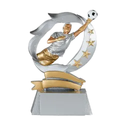 Trofeo alegórico de resina Nurex 