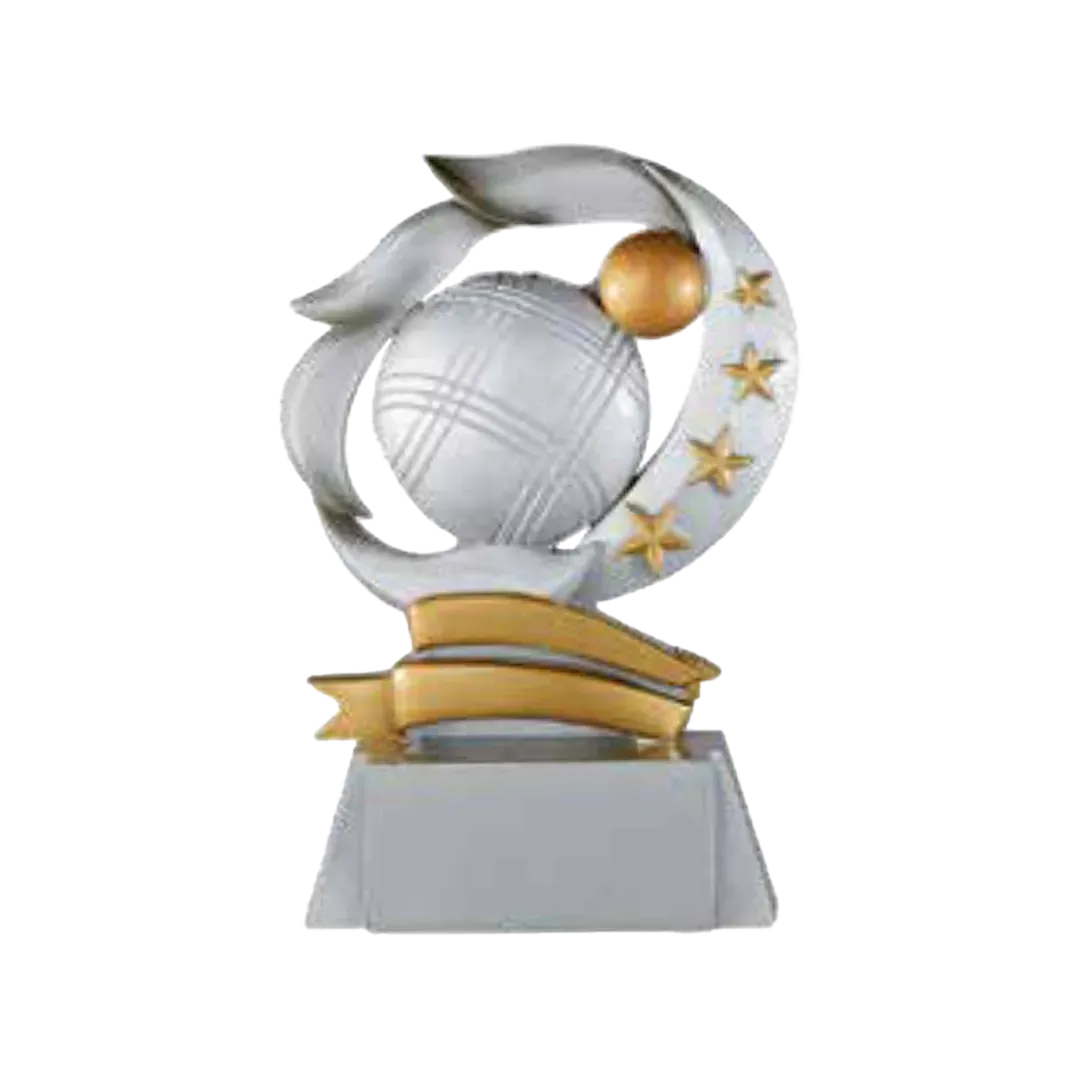 Trofeo alegórico de resina Nymaros 