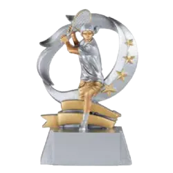 Trofeo alegórico de resina Omegon 