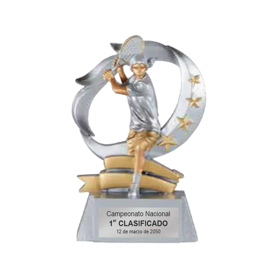 Trofeo alegórico de resina Omegon en Trofeos LeverySport