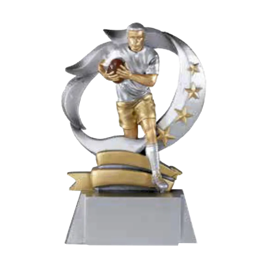 Trofeo alegórico de resina Omyra 