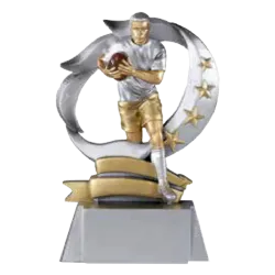 Trofeo alegórico de resina Omyra 