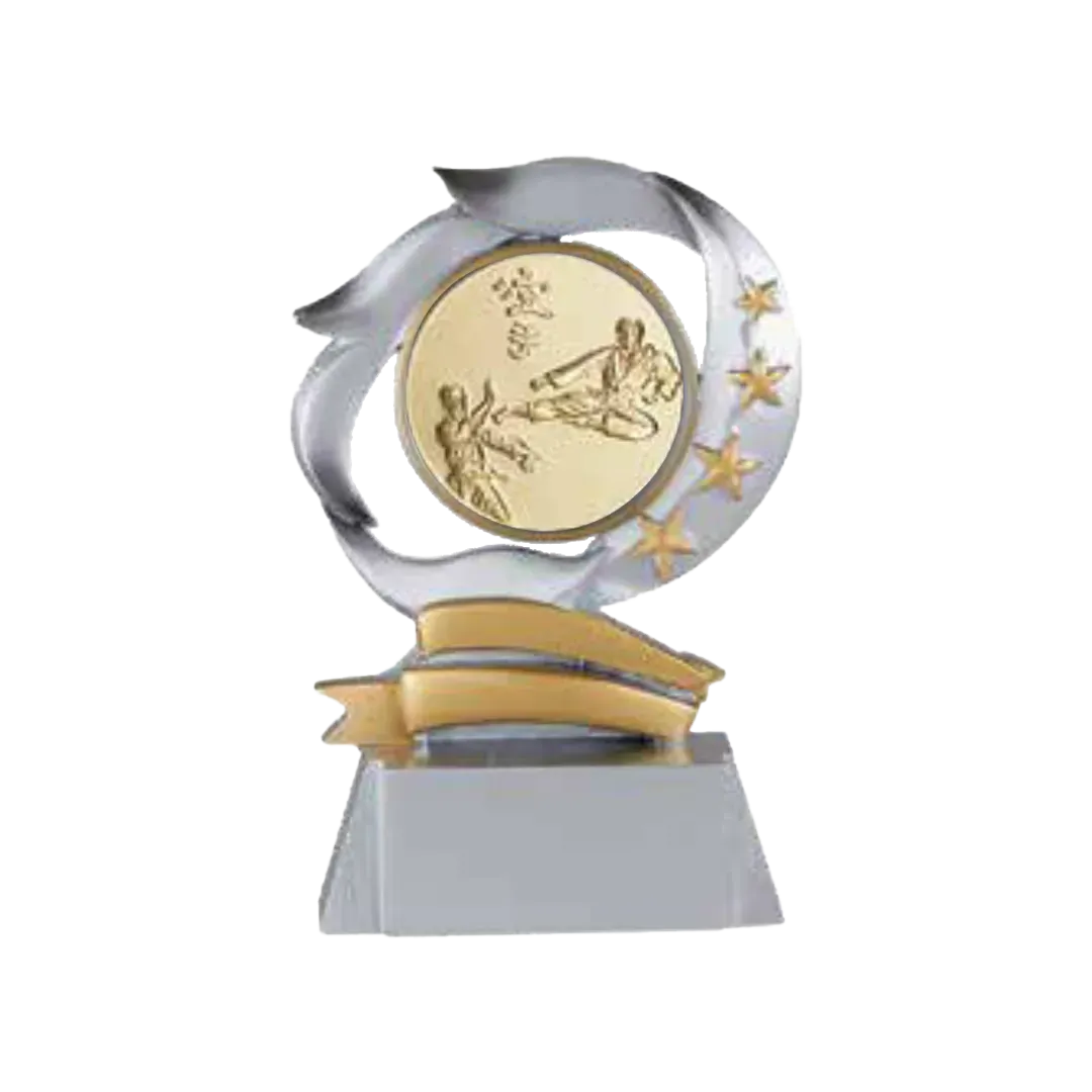 Trofeo alegórico de resina Oxaron 