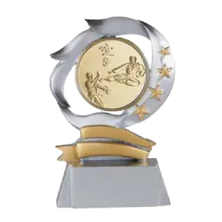 Trofeo alegórico de resina Oxaron 