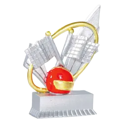 Trofeo alegórico de resina Psilon 