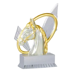 Trofeo alegórico de resina Quirion 