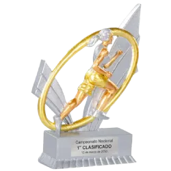 Trofeo alegórico de resina Rhexor ejemplo