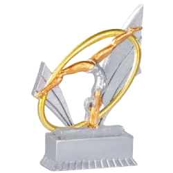 Trofeo alegórico de resina Sigmax 