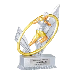 Trofeo alegórico de resina Straton ejemplo